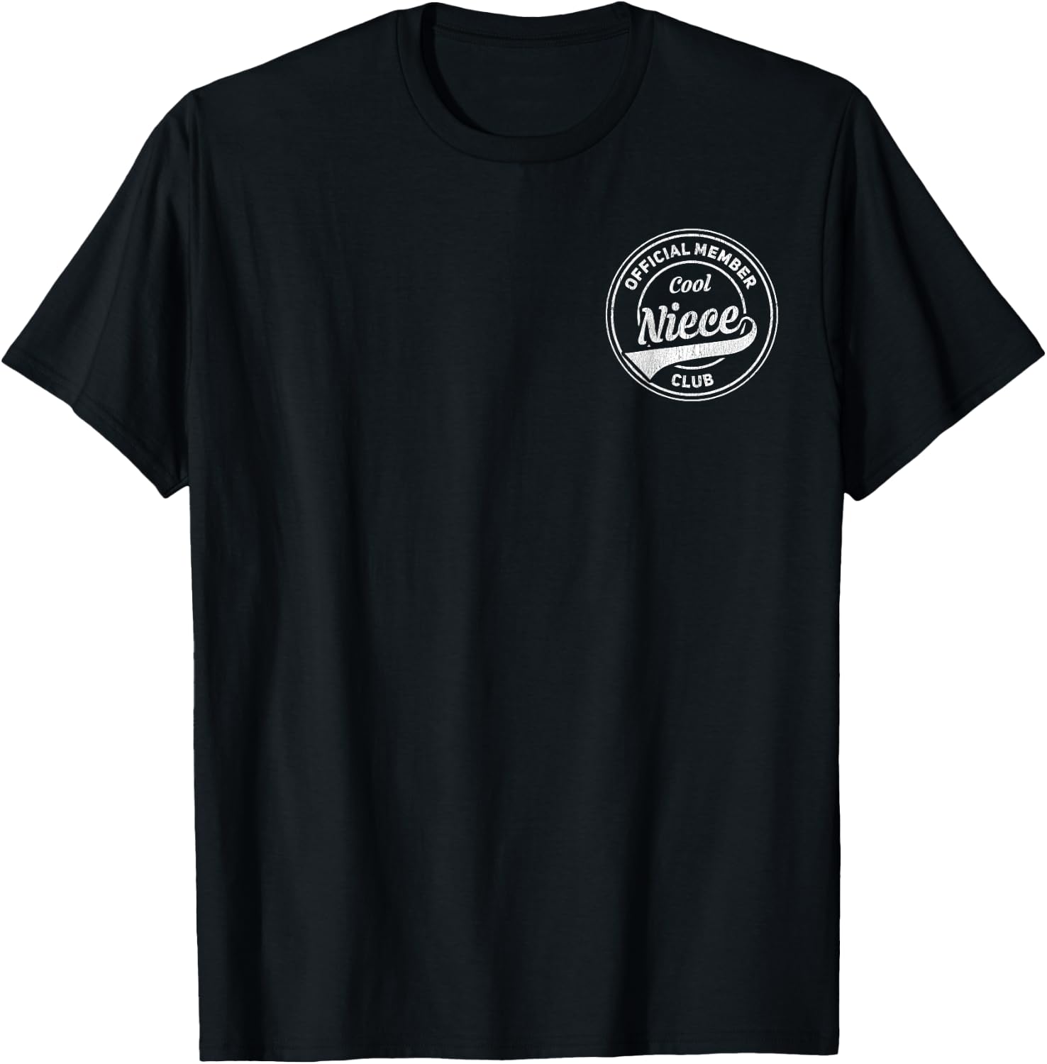 Official Member Cool Niece Club T-Shirt - T-Shirt | Black