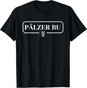 Pfalzkind Pälzer Buwe Dubbebecher Pälzer Bu Pfalz , black, s T-Shirt - T-Shirt | Black