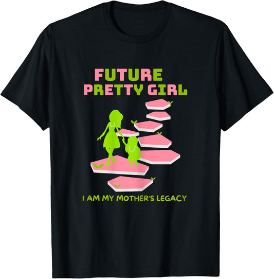 Future Pretty Girl | First Black Sorority 08 T-Shirt - T-Shirt | Black