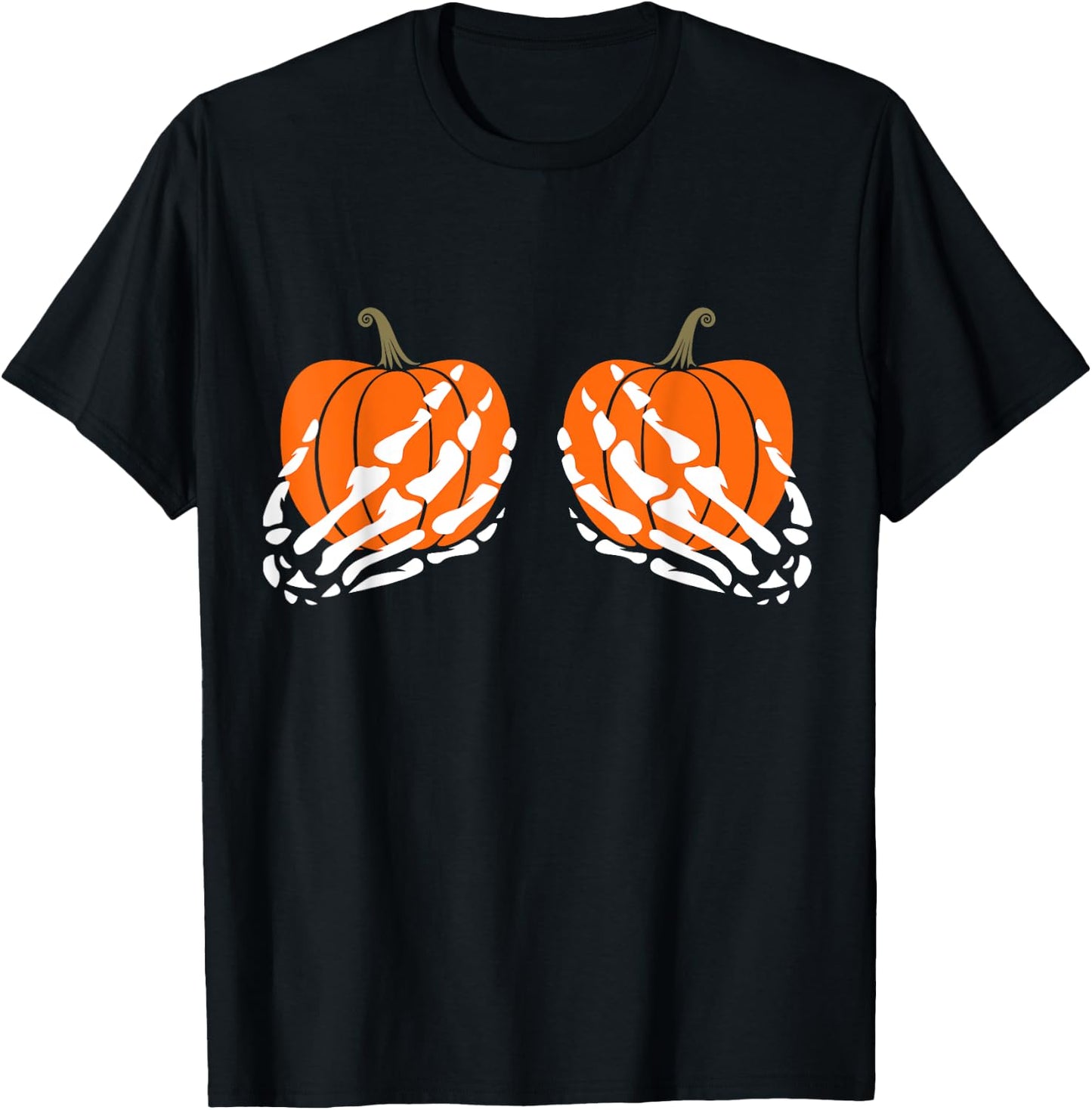 Halloween Funny Inappropriate Adult Humor Pumpkins Men Women T-Shirt - T-Shirt | Black