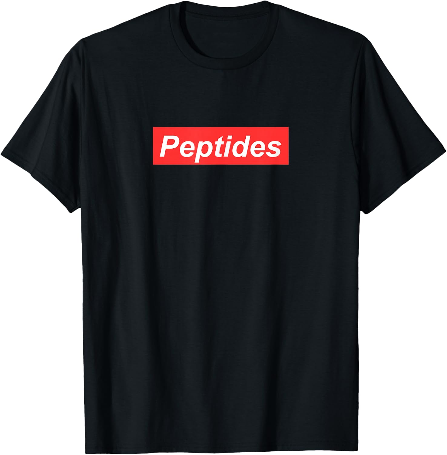 Peptides Looksmaxing T-Shirt - T-Shirt | Black