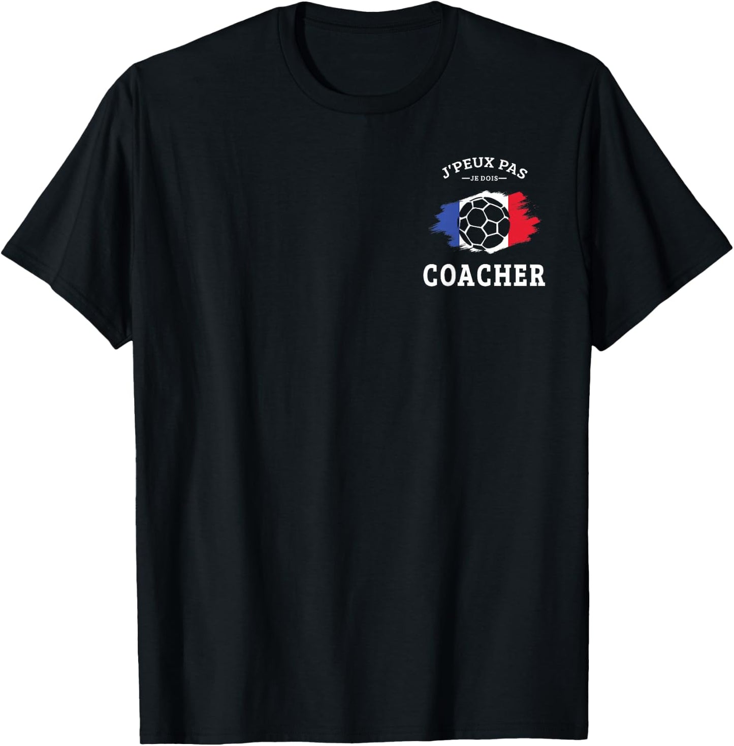 Coach Je Dois coacher Hand Handball Handball Coach Funny T-Shirt - T-Shirt | Black