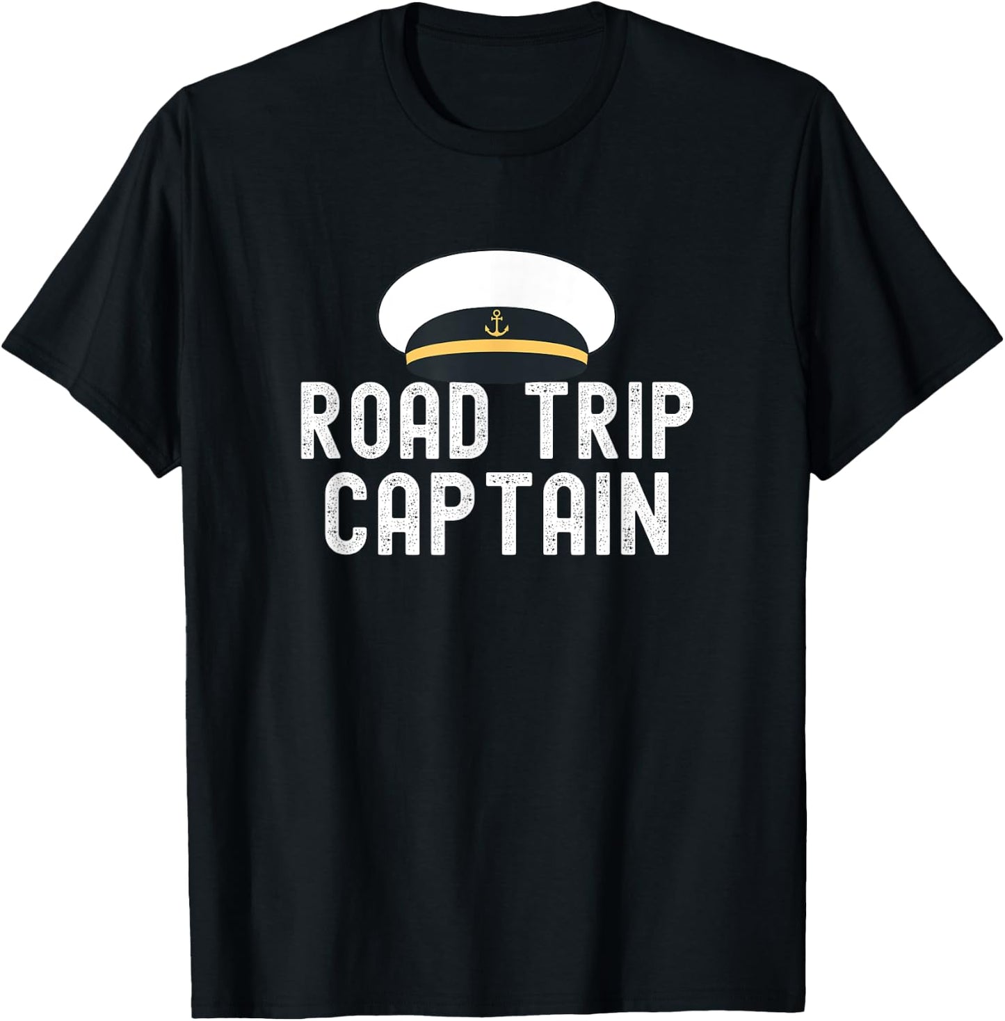 Road Trip Captain Funny Road Trip Captain Humor T-Shirt - T-Shirt | Black