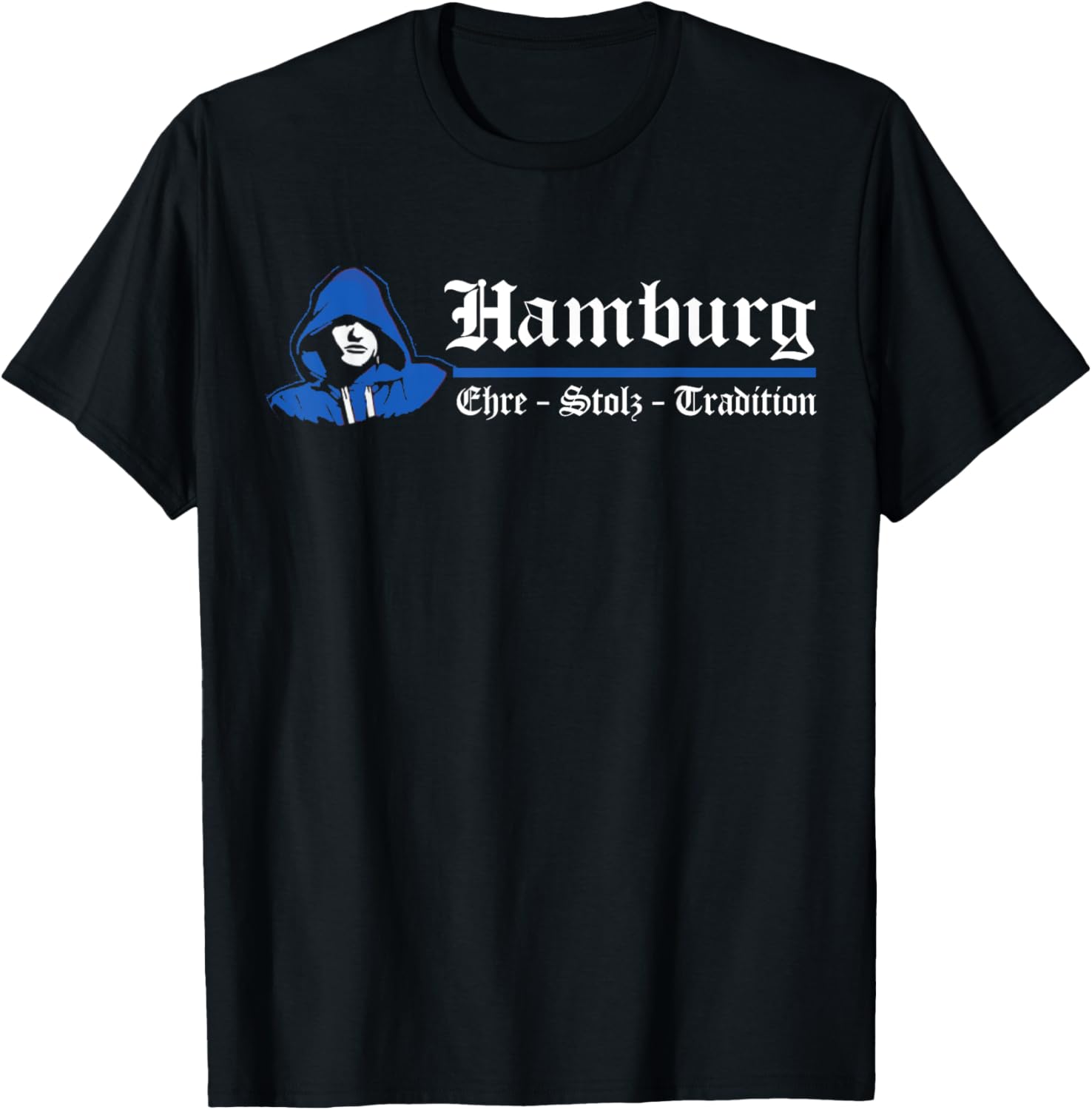 Hamburg North German Low German Moin Hamburch Souvenir T-Shirt - T-Shirt | Black