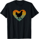 Ich Liebe Hühner Retro Herz Hühnerfan Bauernhof Henne Huhn T-Shirt - T-Shirt | Black