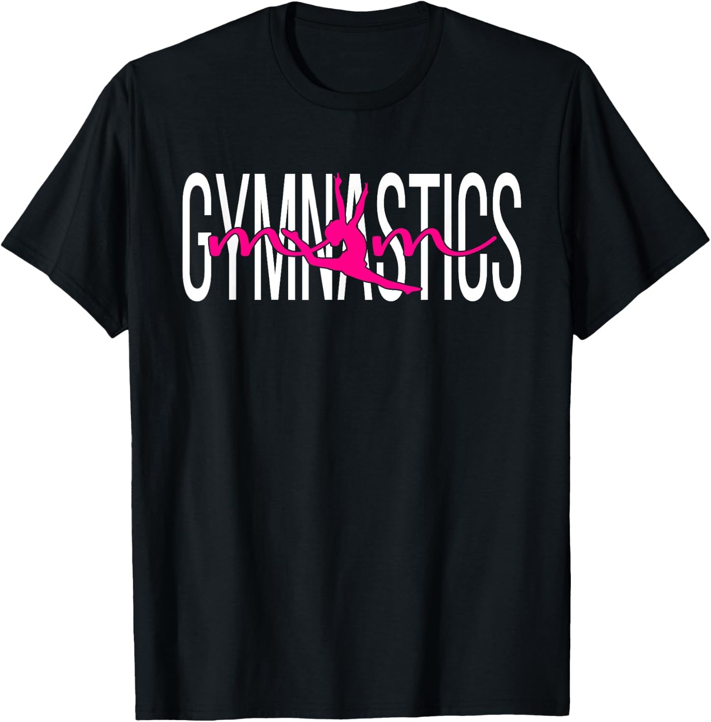 Gymnastics Mom Of A Gymnast Mama Gymnastics Mother T-Shirt - T-Shirt | Black