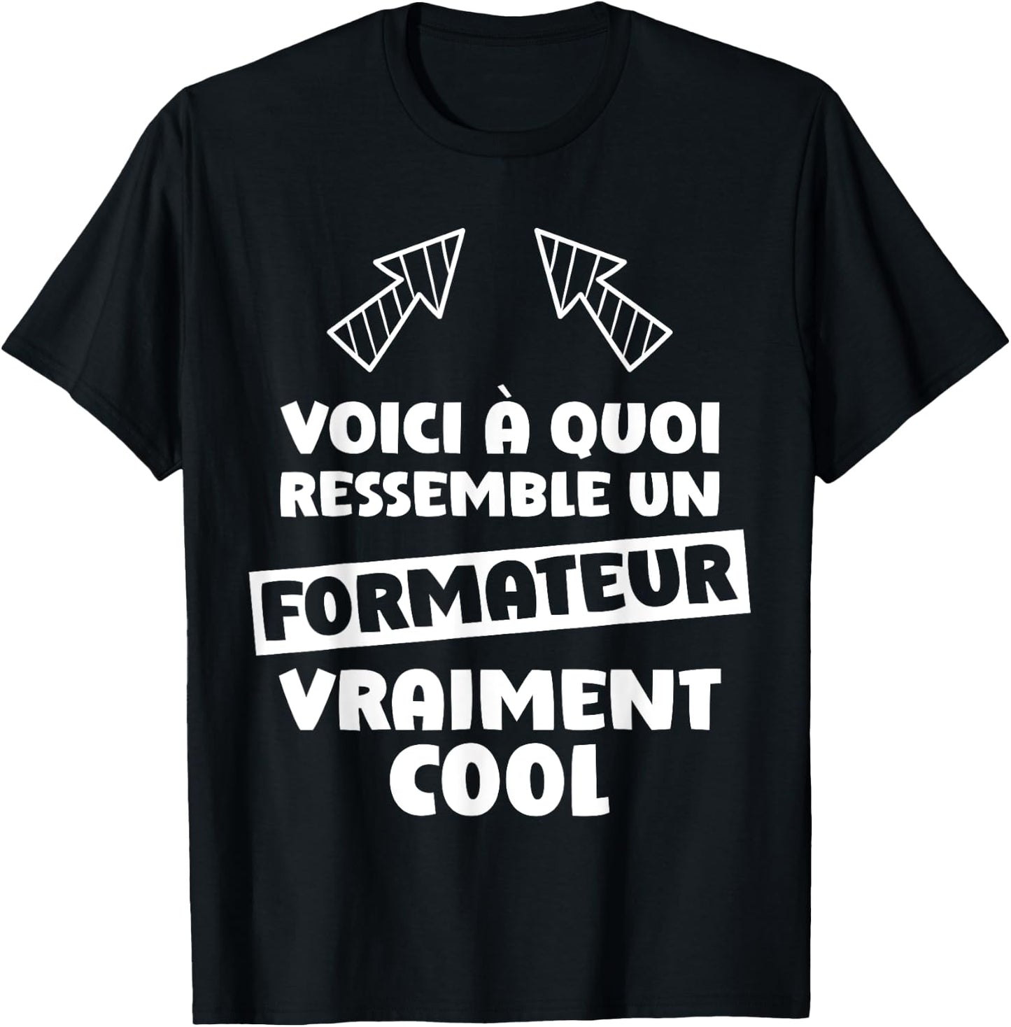 Trainer Cool Gift Fun Job Training Learning , Black, S T-Shirt - T-Shirt | Black