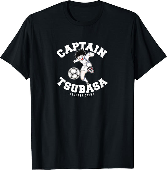 Captain TSUBASA (Tsubasa Grundschüler) T-Shirt - T-Shirt | Black