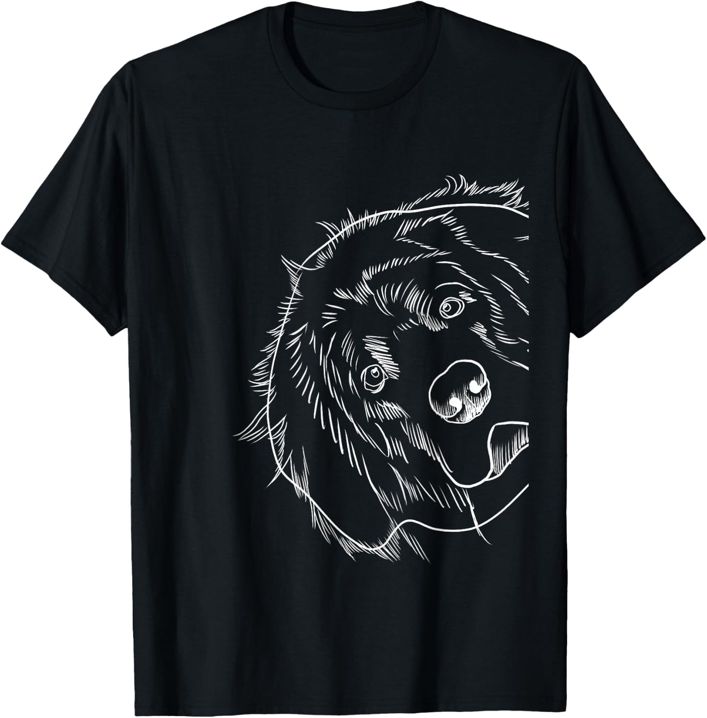 Funny Leonberger Dog Men Women Kids T-Shirt - T-Shirt | Black