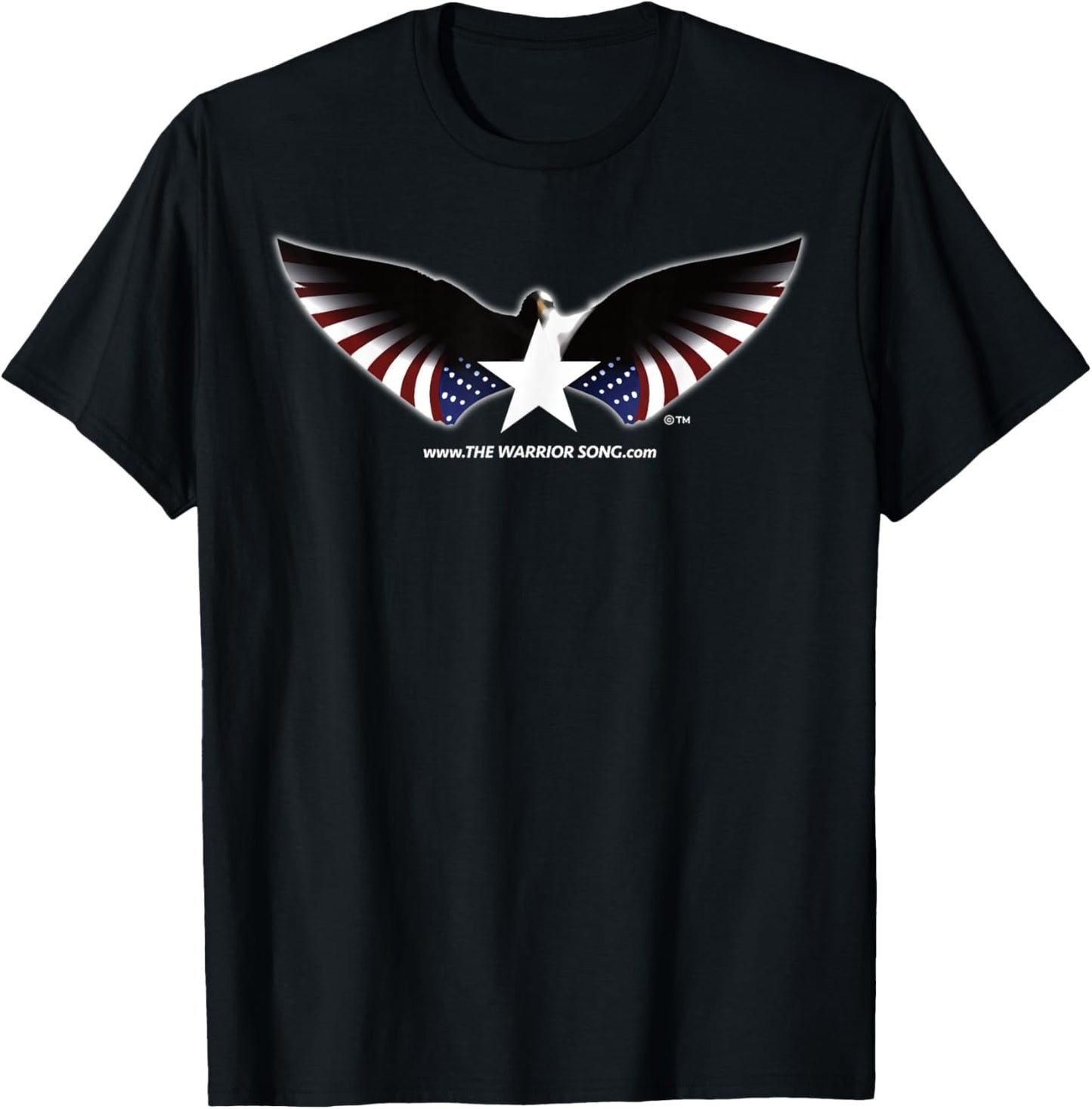 The Warrior Song "American Eagle" T-Shirt - T-Shirt | Black