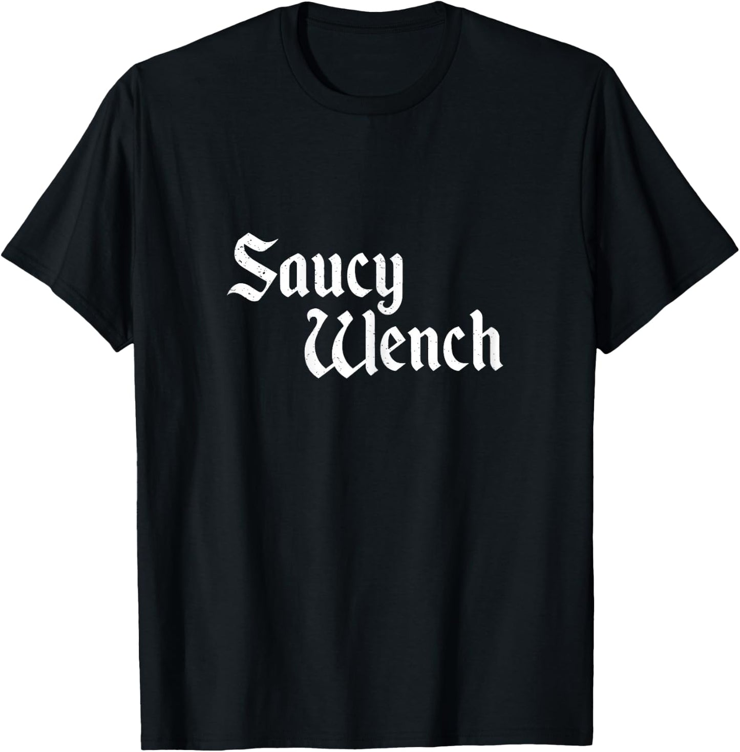 Funny Renaissance Fair Saucy Wench Medieval T-Shirt - T-Shirt | Black