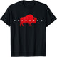 Oklahoma Bison Wildlife Animal Silhouette T-Shirt - T-Shirt | Black