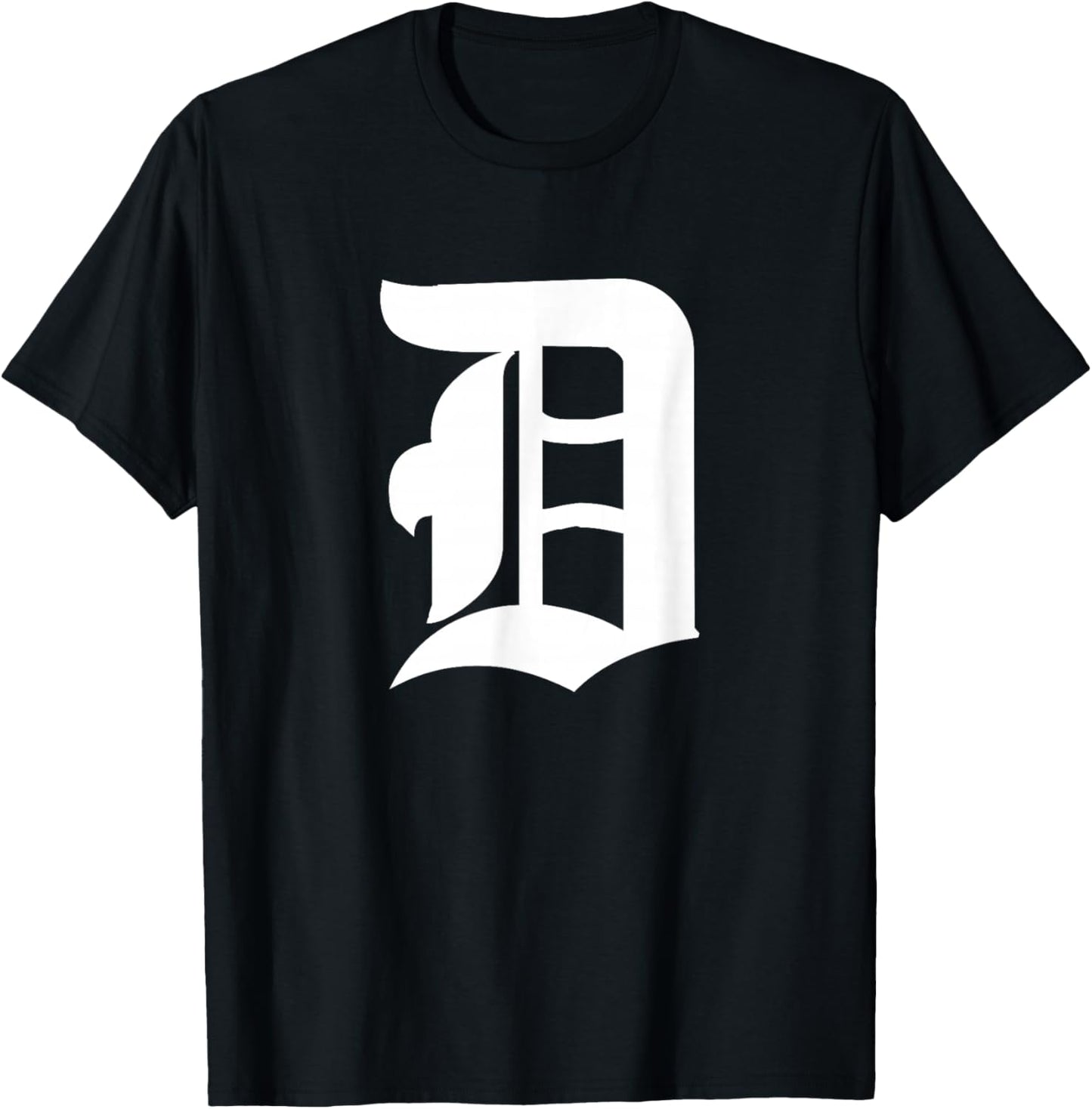 Detroit Old English D T-Shirt - T-Shirt | Black