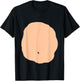 Monkey Belly Monkey Halloween Costume Monkey Chest T-Shirt - T-Shirt | Black