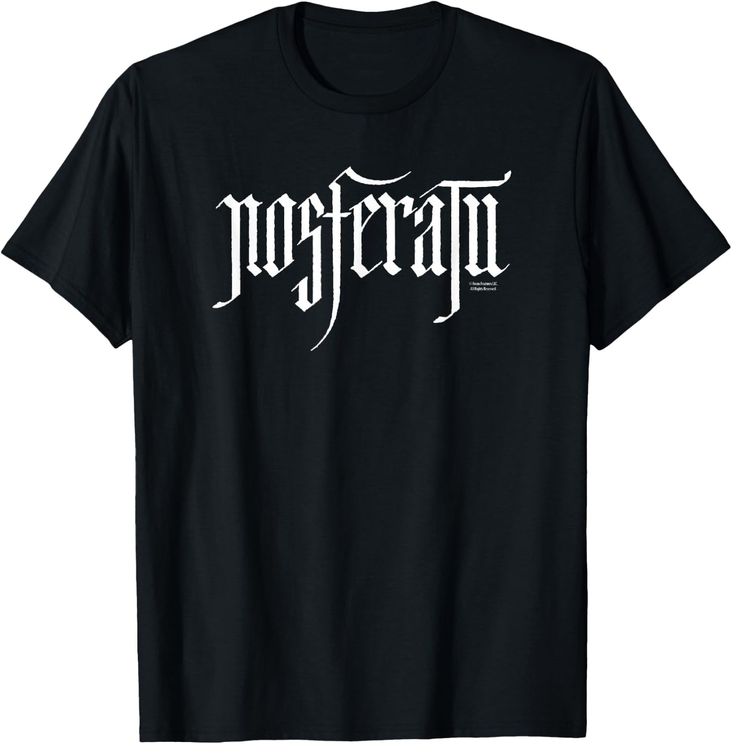 Nosferatu Logo White , black T-Shirt - T-Shirt | Black