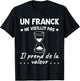 Franck Value | Birthday Funny Funny Dad Father Name , Black, S T-Shirt - T-Shirt | Black