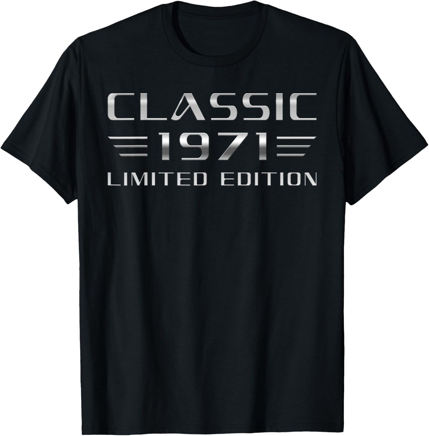Classic 1971 Limited Edition 55. Geburtstag Oldtimer T-Shirt - T-Shirt | Black