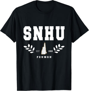 SNHU Arch Retro College University Athletic Sports T-Shirt - T-Shirt | Black