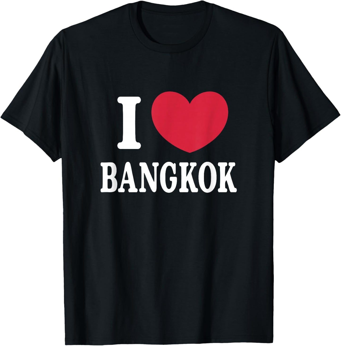 I Love Bangkok , Black, S T-Shirt - T-Shirt | Black