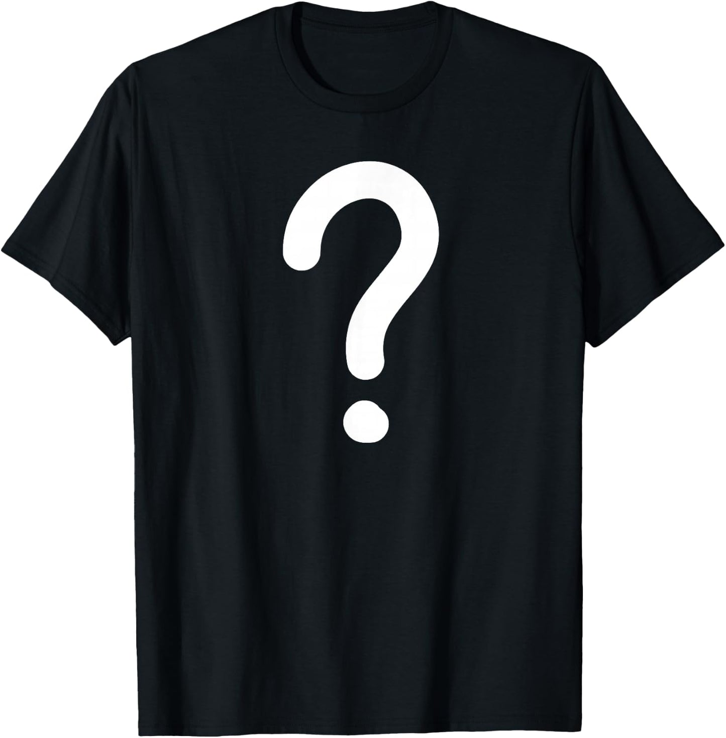Question Mark, Funny, Joke, Sarcastic, Family T-Shirt - T-Shirt | Black