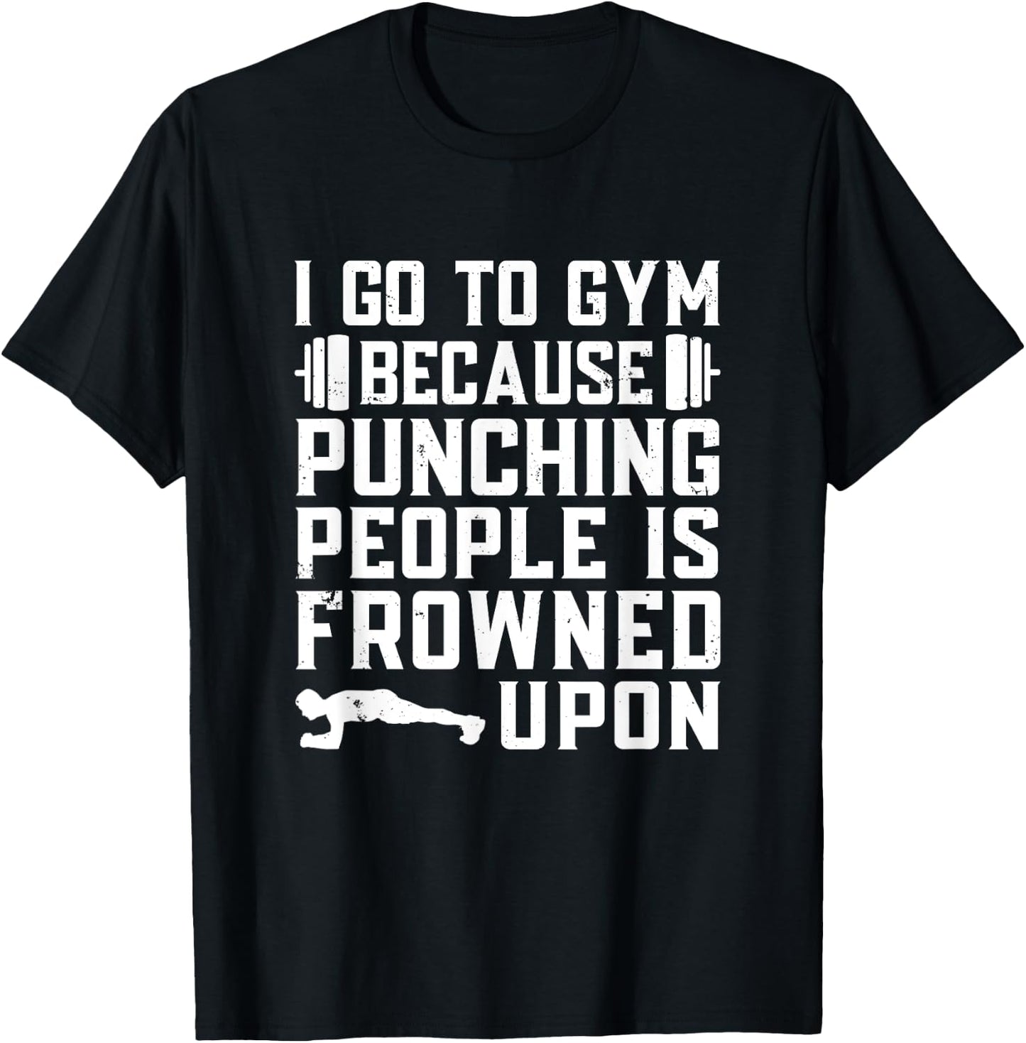 Funny Bodybuilding Gym Quote T-Shirt - T-Shirt | Black