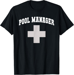 Funny Pool Manager All Girls Lifeguards CPR Instructor Swim T-Shirt - T-Shirt | Black