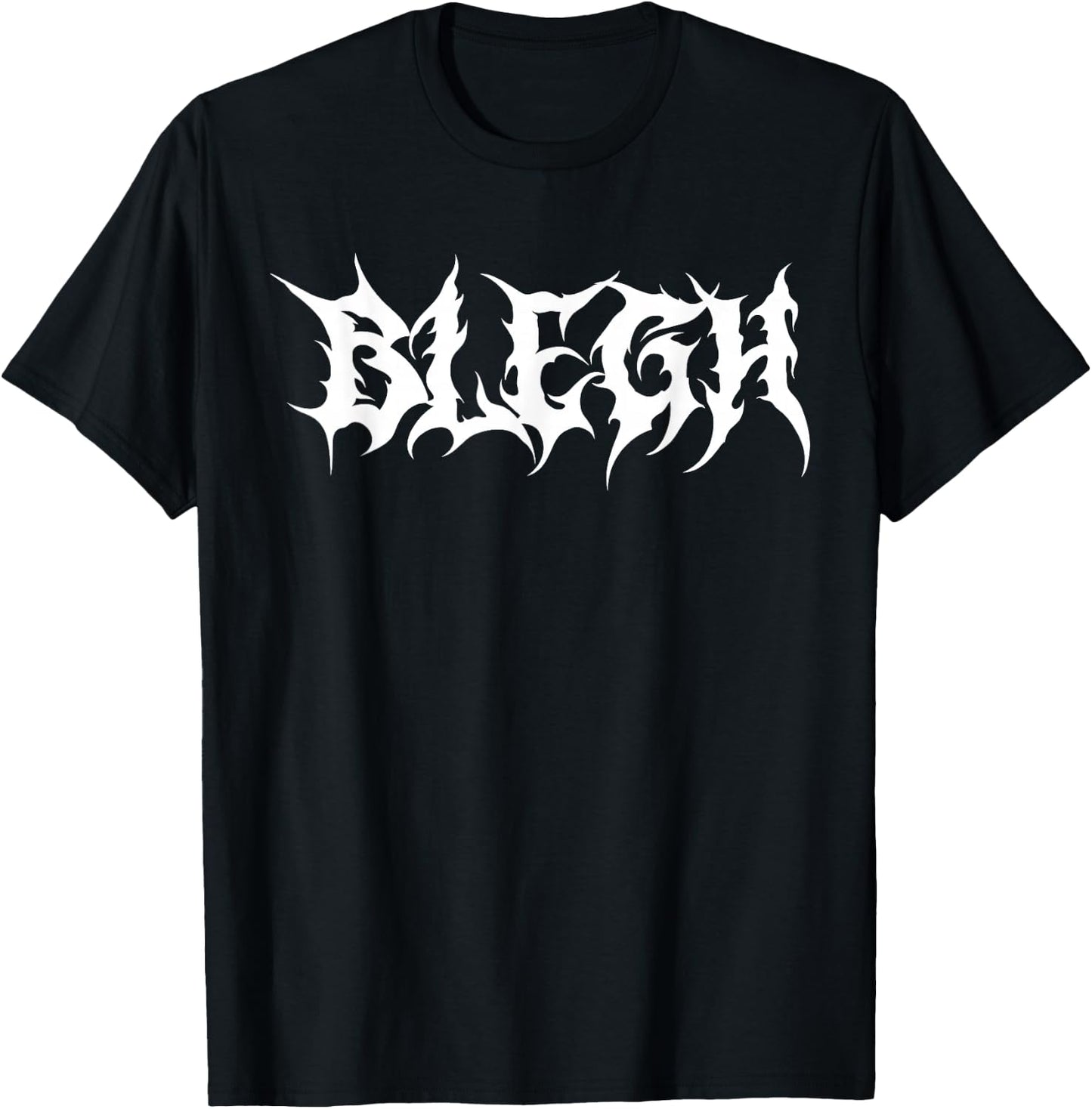 Blegh Screamo Death Metalcore Djent Music T-Shirt - T-Shirt | Black