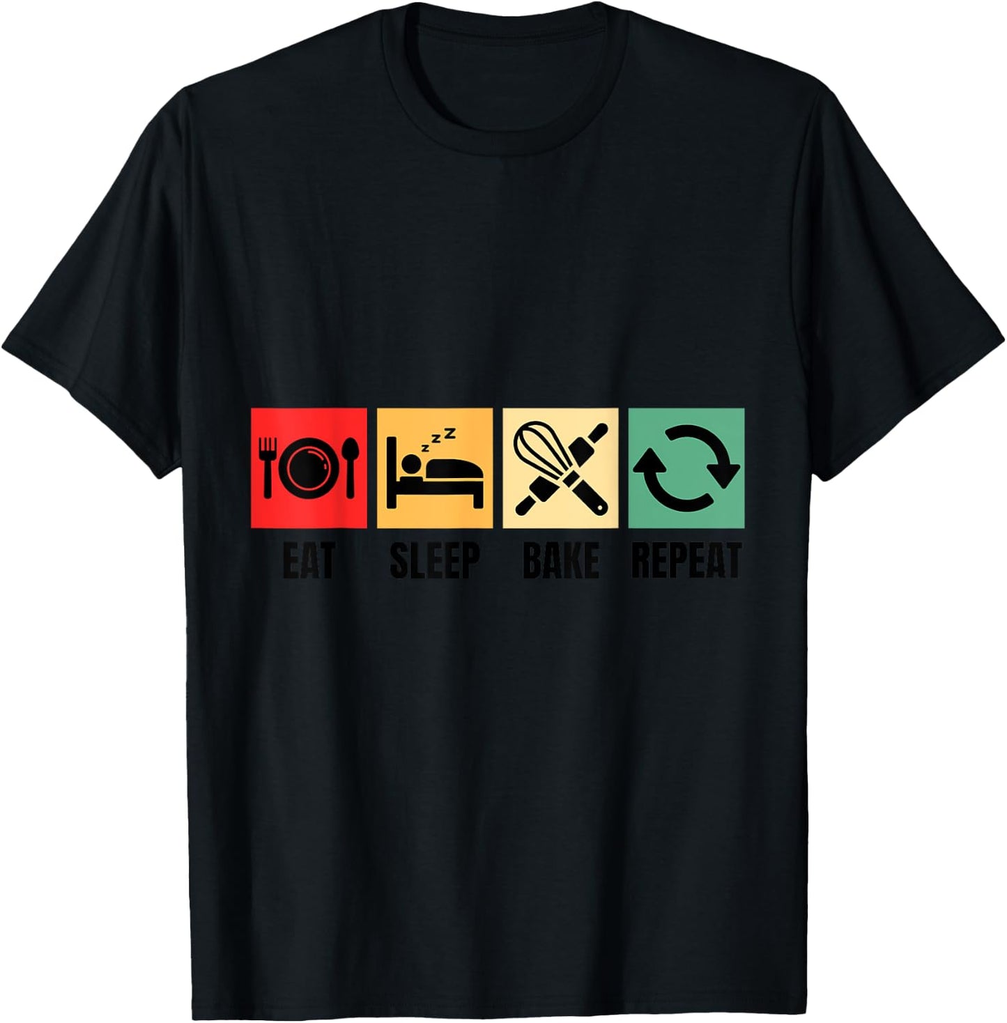 Bakery design for pastry chefs, bakers and amateur bakers , grey, S T-Shirt - T-Shirt | Black
