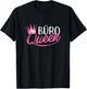 Office Queen Queen Office Catcher Woman Secretary , black T-Shirt - T-Shirt | Black