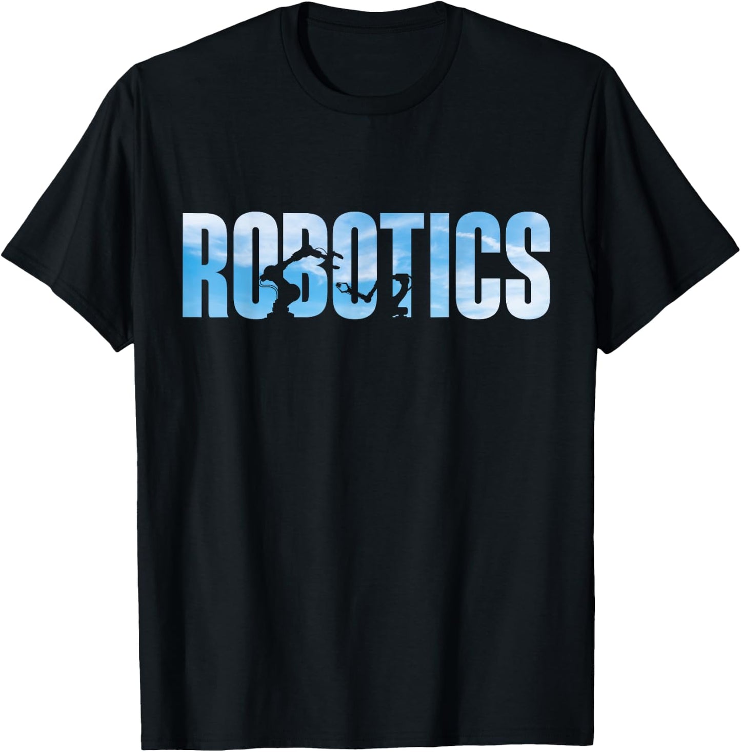 Robot Robotics Engineer Robotics T-Shirt - T-Shirt | Black