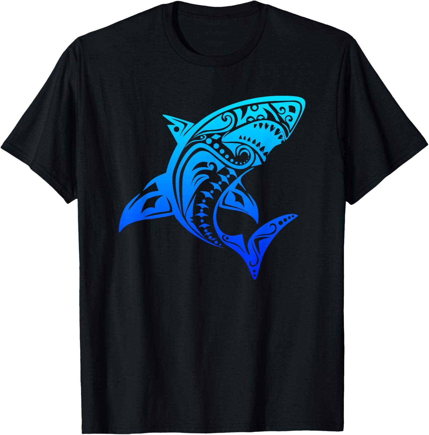 Shark Vintage Retro Throwback Vacation T-Shirt - T-Shirt | Black