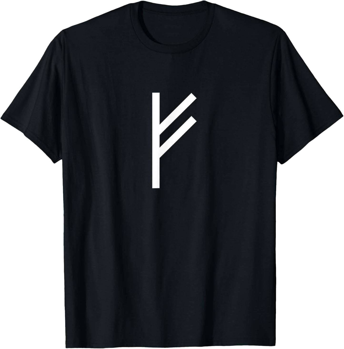 Fehu Rune Wealth Health T shirt Women Youth T-Shirt - T-Shirt | Black