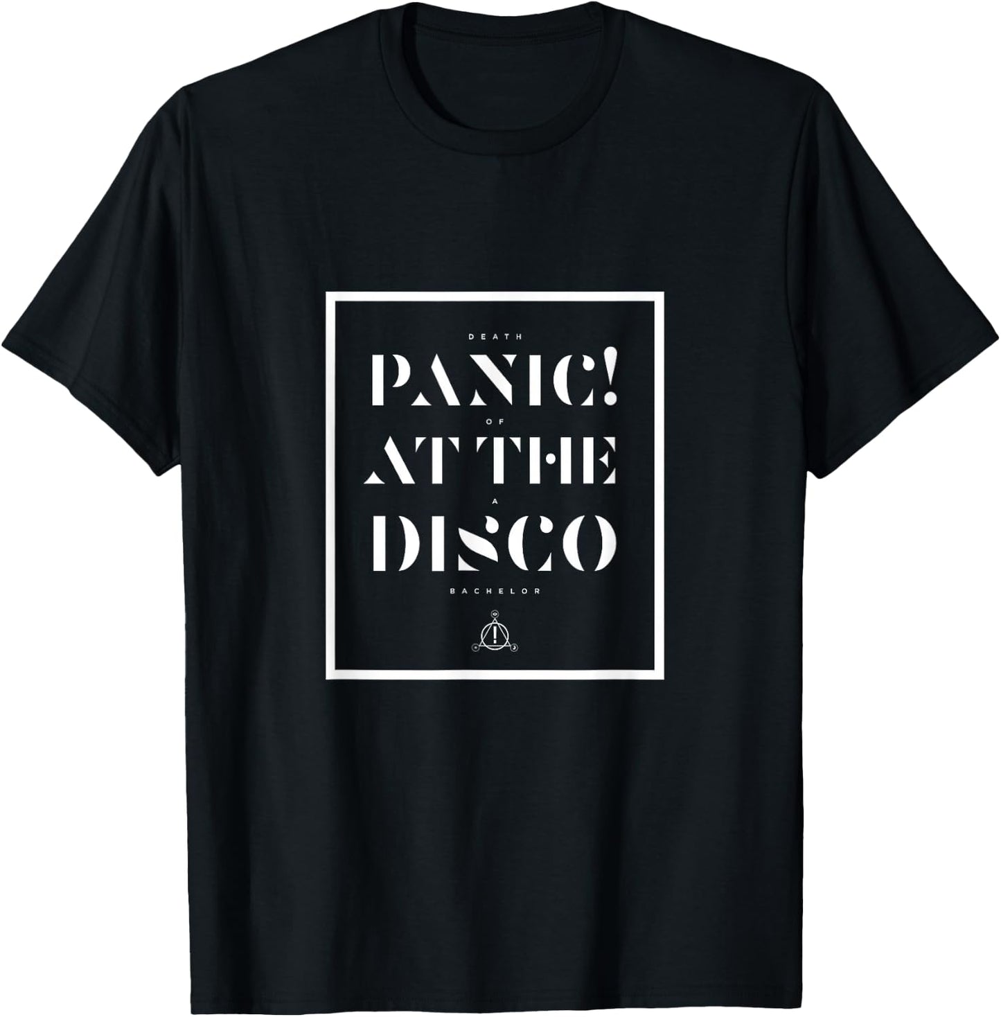 Panic! At The Disco - White Stack T-Shirt - T-Shirt | Black