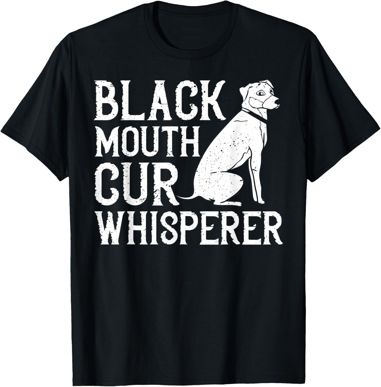 Black Mouth Cur Dog Puppies Owner Training T-Shirt - T-Shirt | Black