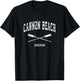 Cannon Beach Oregon Vintage Nautical Crossed Oars T-Shirt - T-Shirt | Black