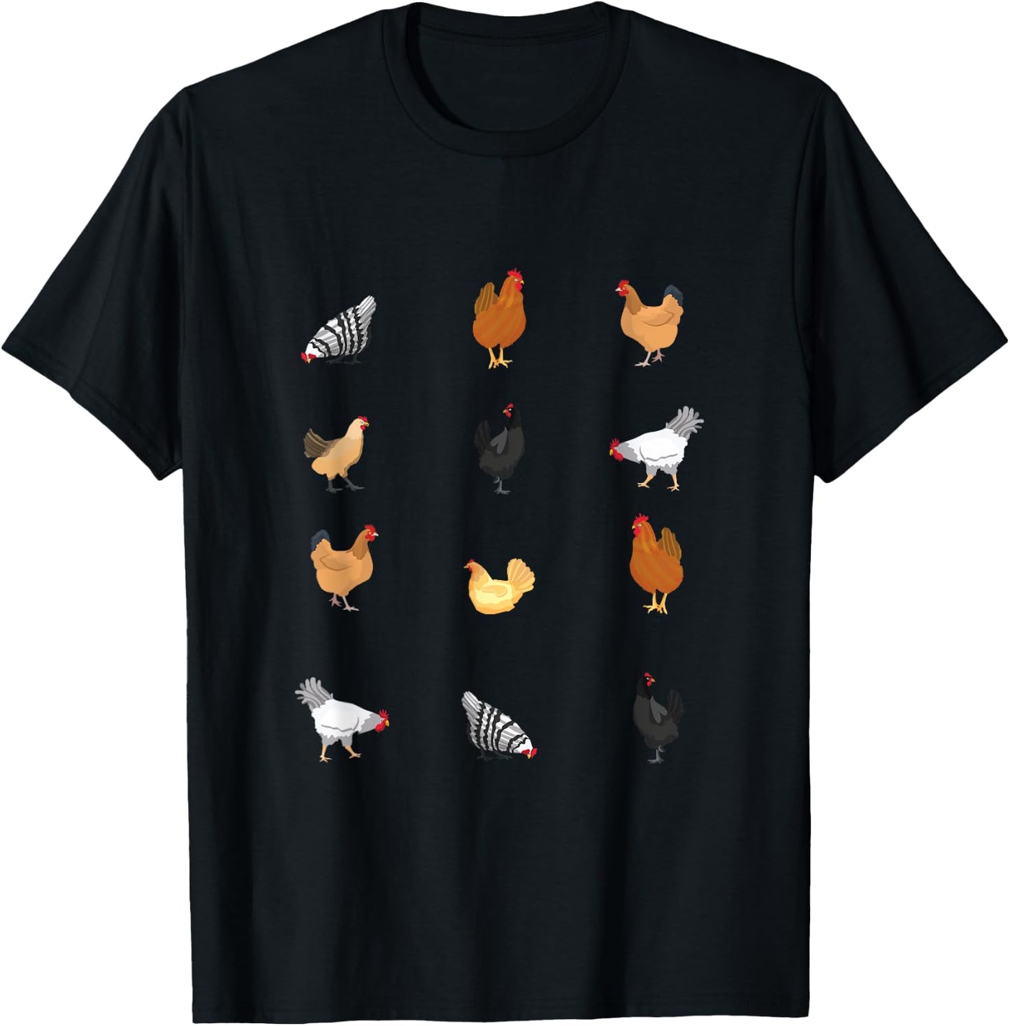 Chicken Lovers Henhouse Farm Chicken Coop T-Shirt - T-Shirt | Black