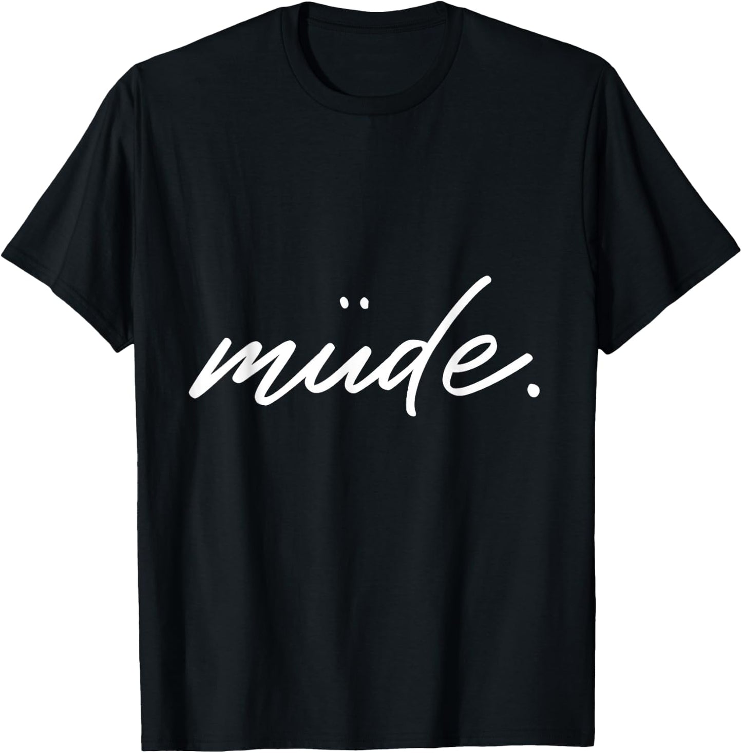 Tired Sleep Shirt Pyjamas Nightdress for Relaxing and Chilling , black T-Shirt - T-Shirt | Black