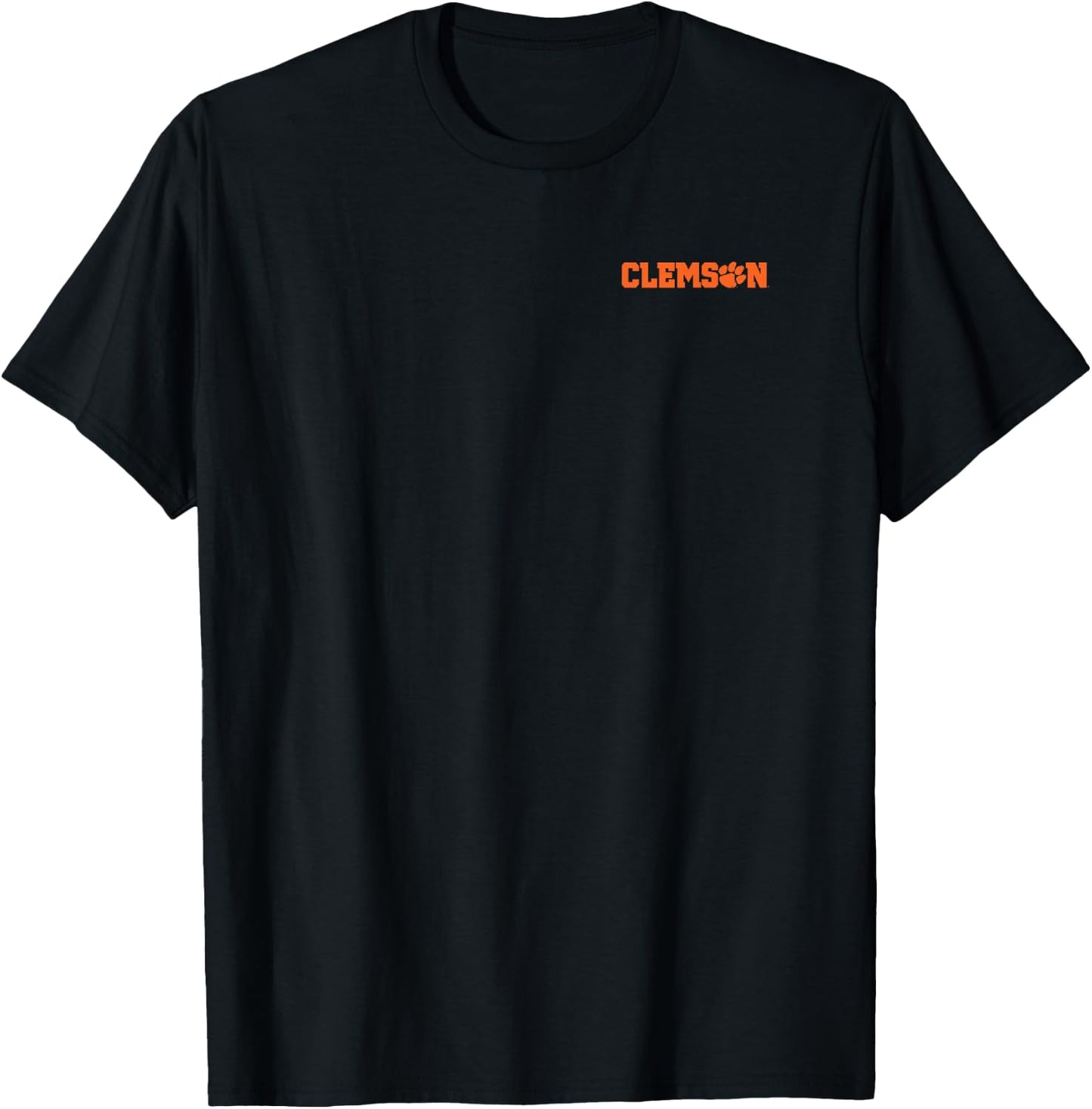 Clemson Tigers Front/Back Classic Officially Licensed T-Shirt - T-Shirt | Black