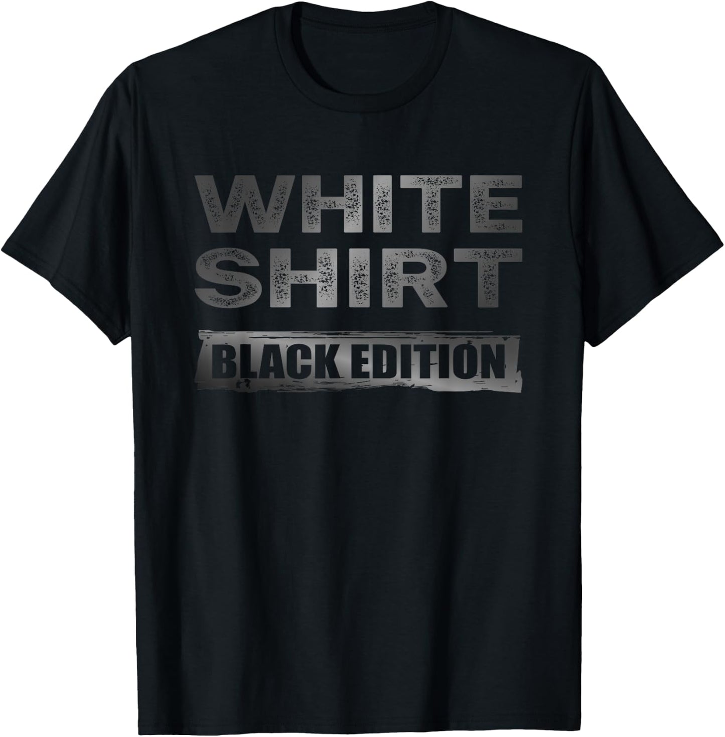 Sarcasm Black Edition: White , black T-Shirt - T-Shirt | Black