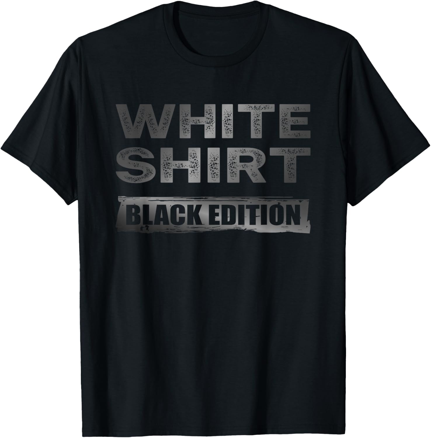 Sarcasm Black Edition: White , black T-Shirt - T-Shirt | Black