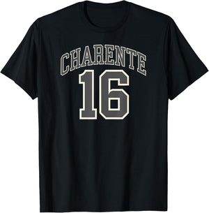 Charente 16 , Black, S T-Shirt - T-Shirt | Black