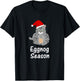 Eggnog Time, Fun Cat Christmas Gift T Shirt, Dk T-Shirt - T-Shirt | Black
