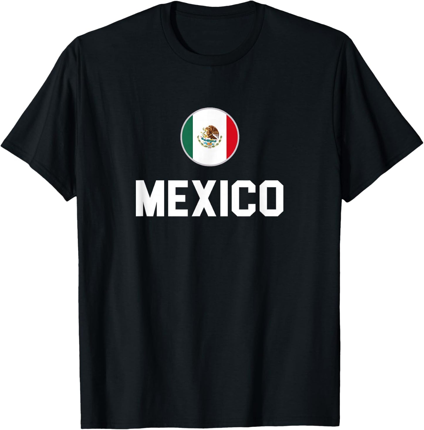 Mexico Mexican Flag Bandera de México Mexicano Proud T-Shirt - T-Shirt | Black