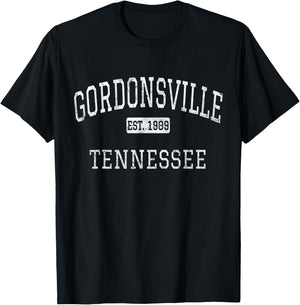 Gordonsville Tennessee TN Vintage T-Shirt - T-Shirt | Black