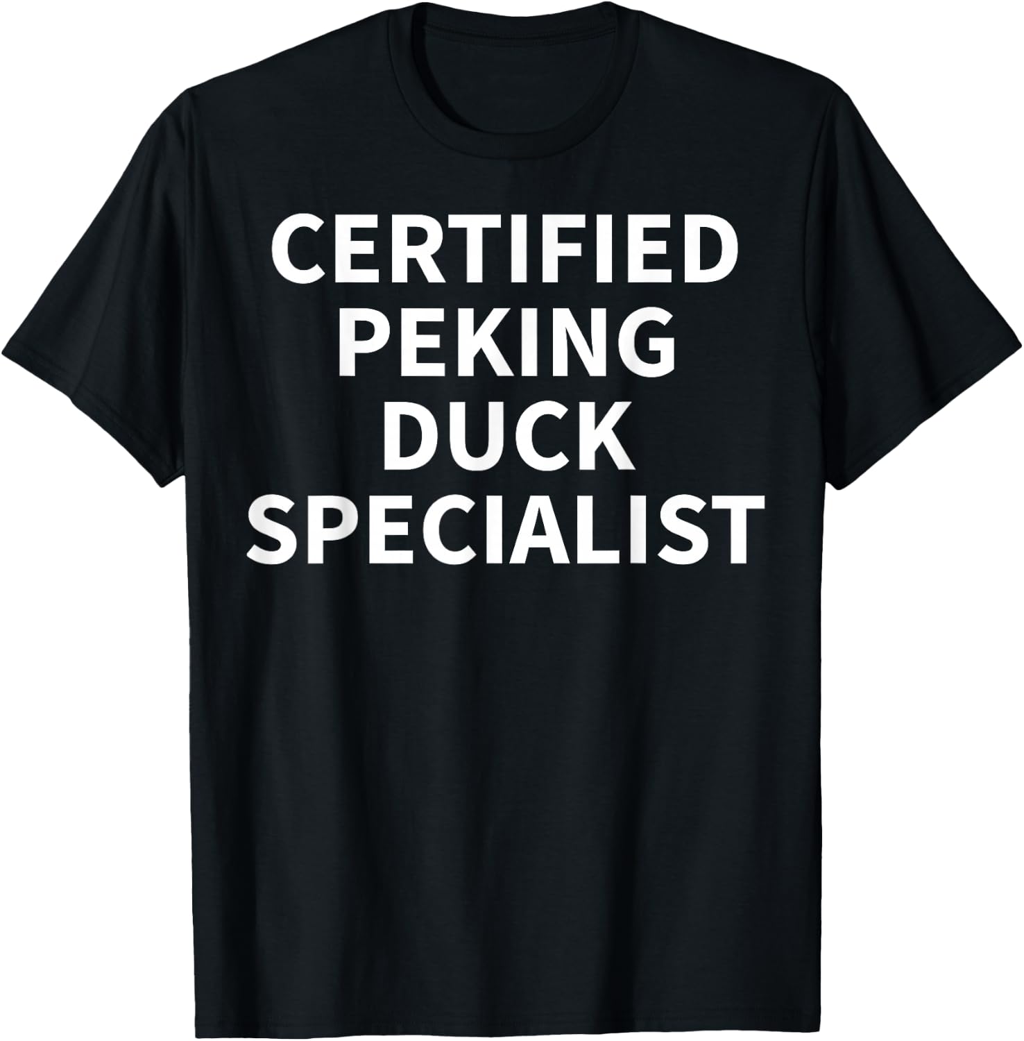 Peking Duck Apparel - Funny Novelty Ducks Design T-Shirt - T-Shirt | Black