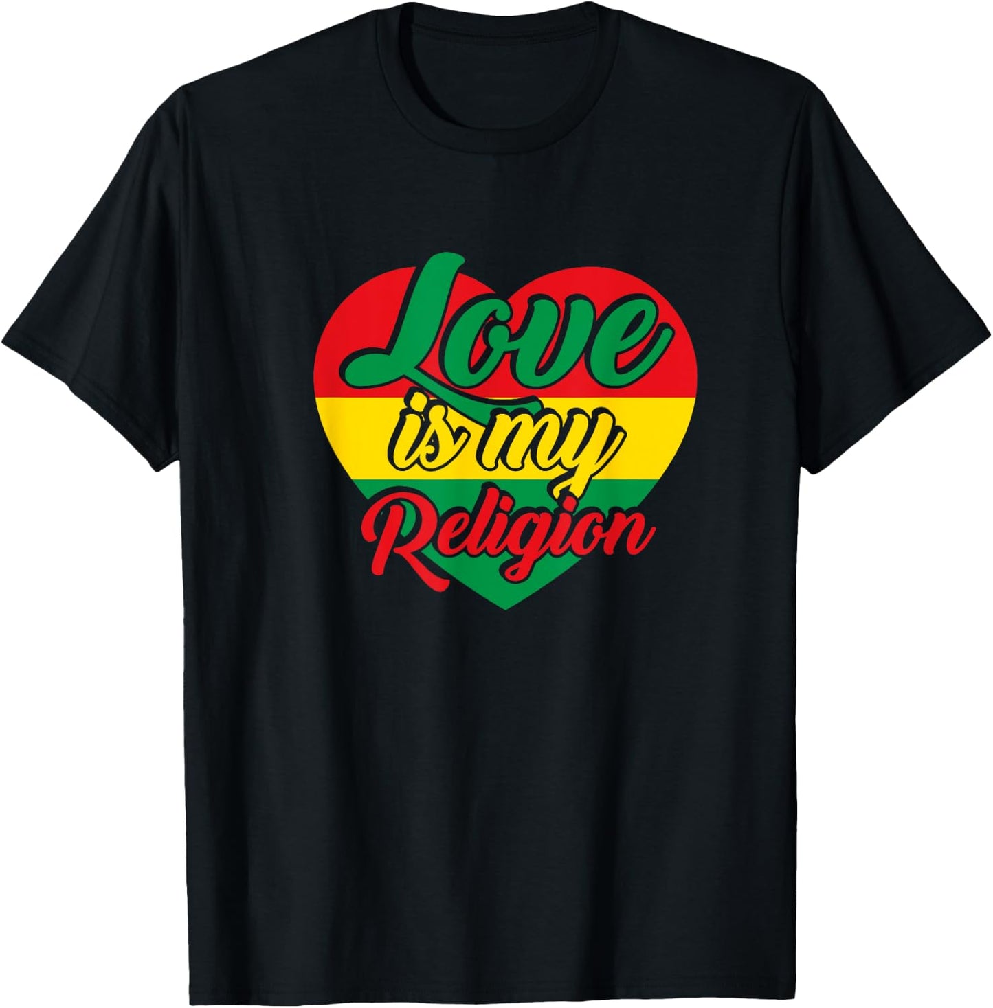Love is my Religion T-Shirt - T-Shirt | Black
