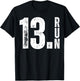 Half Crazy 13.1 Running Half Marathon Race Runner Training T-Shirt - T-Shirt | Black