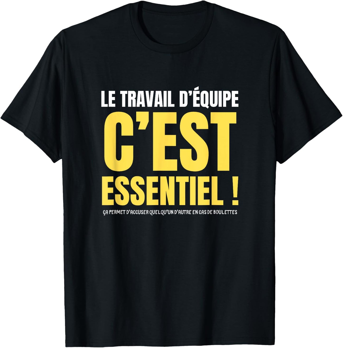 Gift Humor Colleague Work Team T-Shirt - T-Shirt | Black