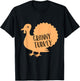 Granny Turkey Family Thanksgiving Matching Funny T-Shirt - T-Shirt | Black