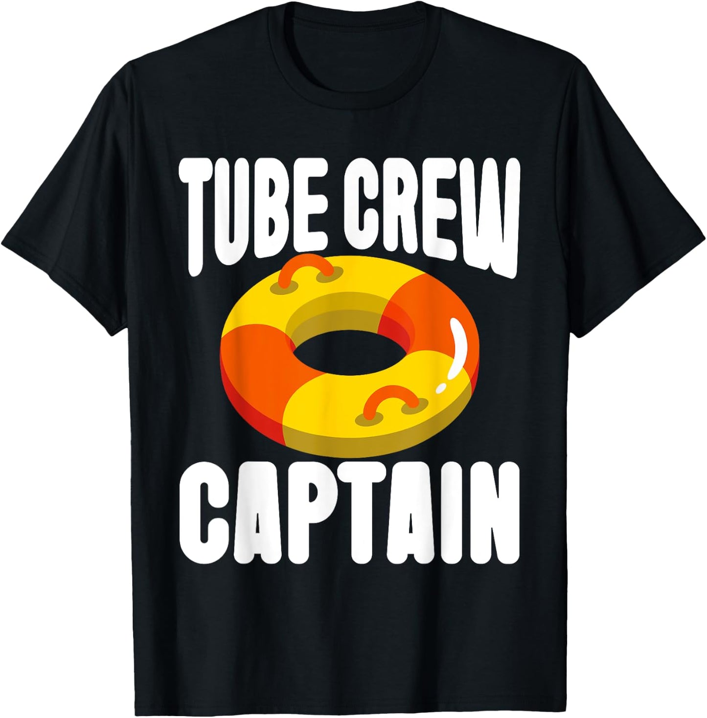 Tube Crew Captain River Tubing T-Shirt - T-Shirt | Black